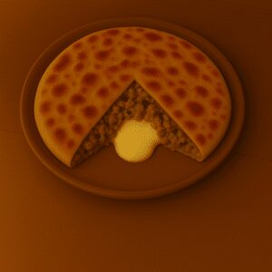 Keema Cheese Paratha