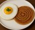 Half Fried Egg with Paratha